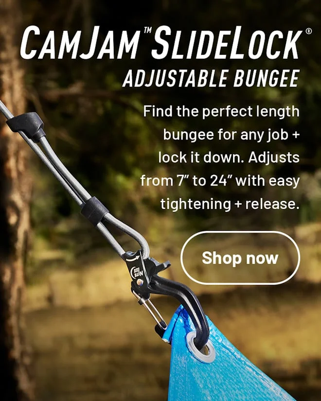 CamJam™ SlideLock® Adjustable Bungee