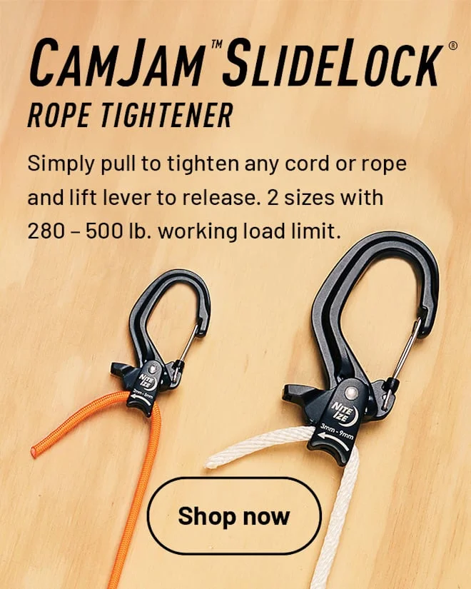 CamJam™ SlideLock® Rope Tightener