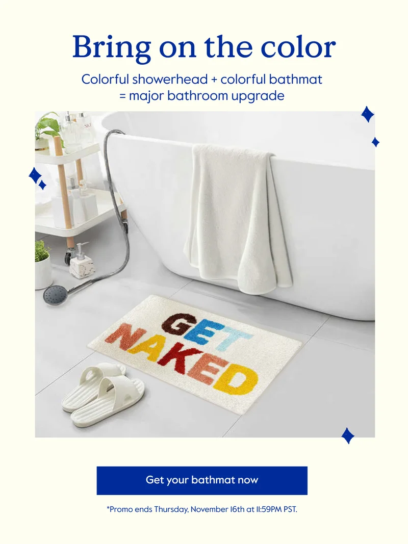 Get your bathmat now