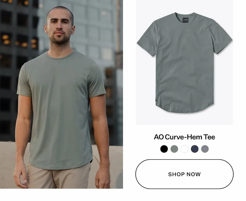 AO Curve-Hem Tee