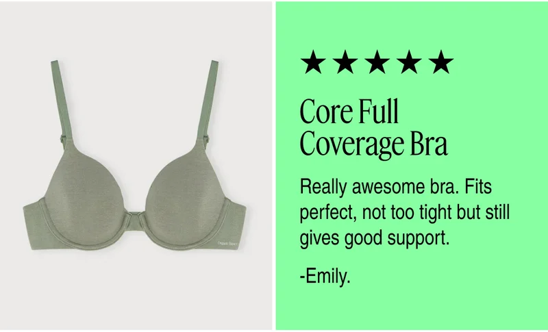 Core Full Coverage Bra