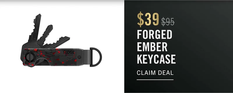 $39 Forged Ember KeyCase | Claim Deal