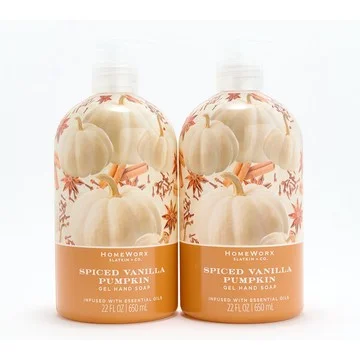 HomeWorx by Slatkin + Co. Spiced Vanilla Pumpkin 22-oz Soaps