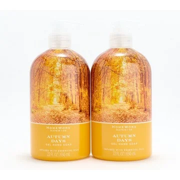 HomeWorx by Slatkin + Co. Set of 2 Autumn Day 22-oz Soaps