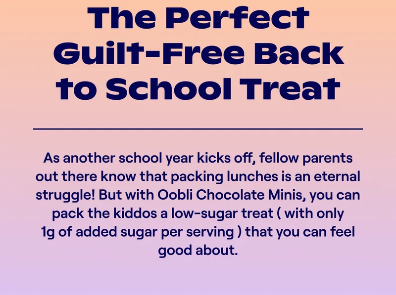 Back to School Treat