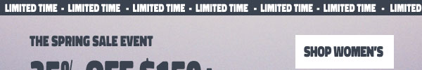25% off $150+ Shop Women's