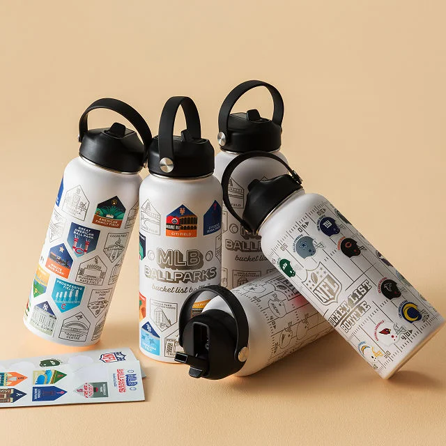 MLB Ballparks Bucket List Water Bottle
