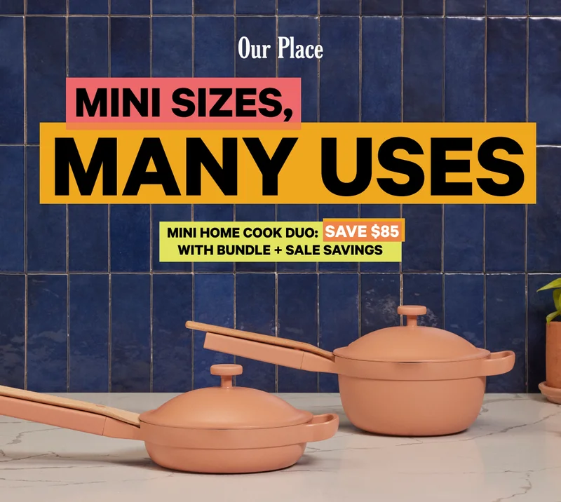 Our Place - Mini Sizes, many uses - Mini Home Cook Duo: Save $85 with bundle + sale savings