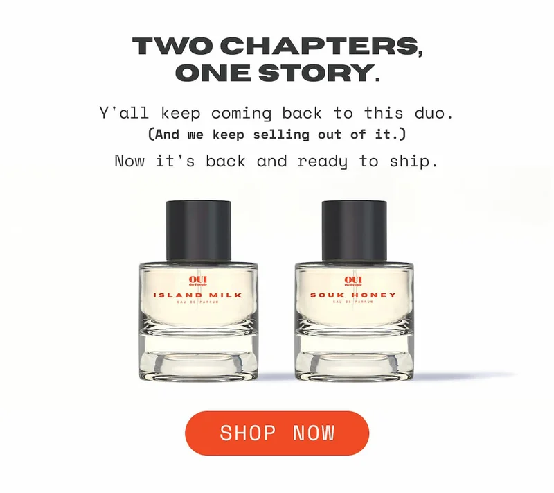 Two chapters, One story. Y'all keep coming back to this duo (and we keep selling out of it.) Now it's back and ready to ship.