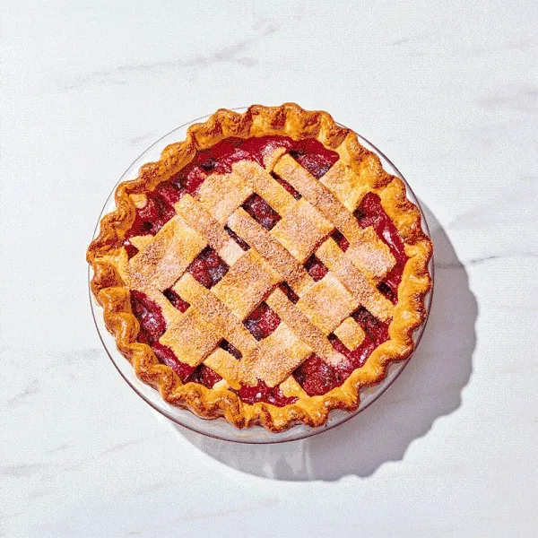 Pie imagery with lid.