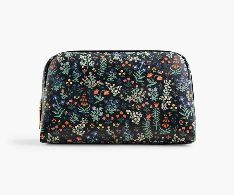 Image of Large Cosmetic Pouch - Menagerie Garden