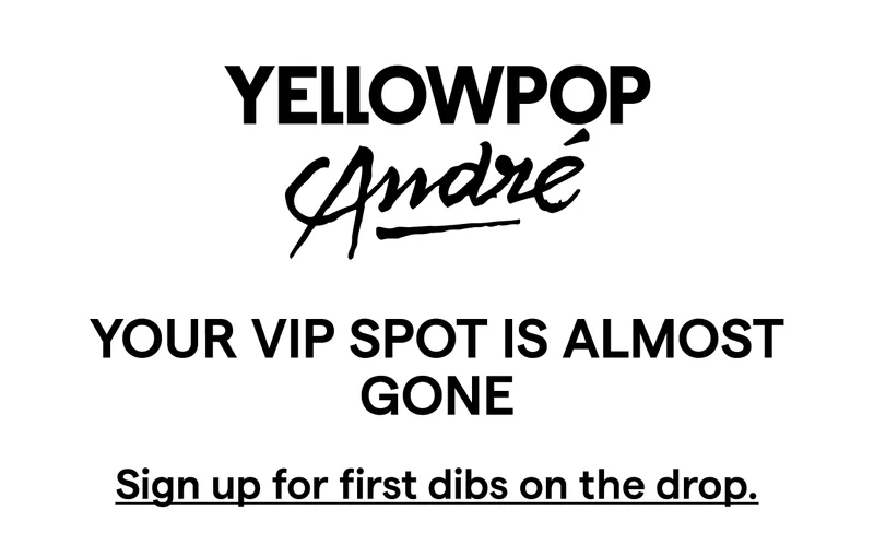 Your VIP Spot Is Almost Gone