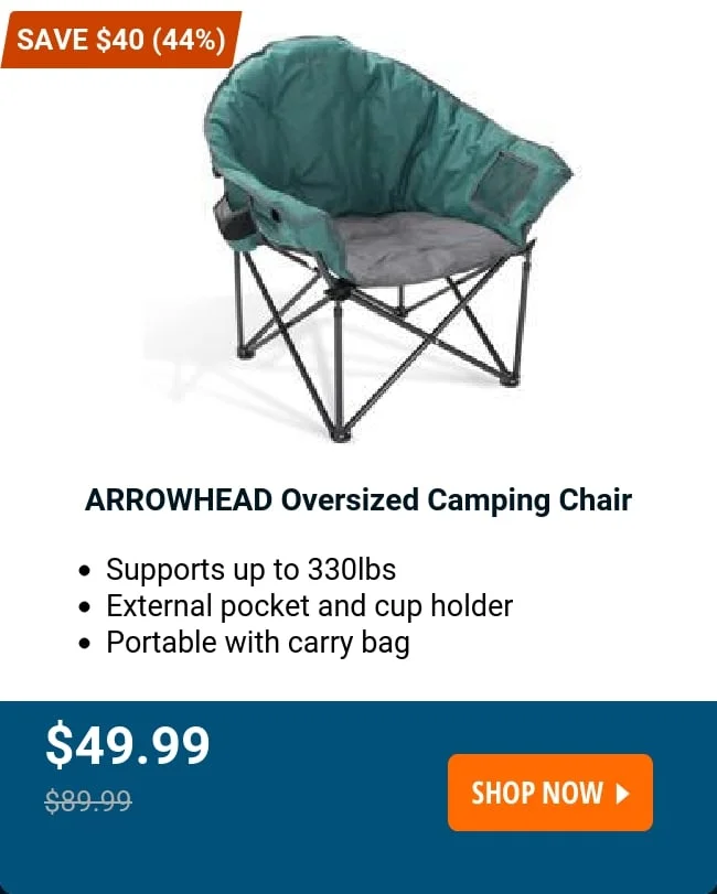 ARROWHEAD Oversized Camping Chair