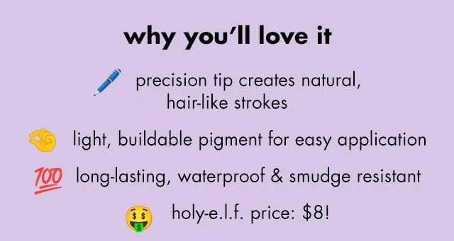 Precision tip creates natural, hair-like strokes