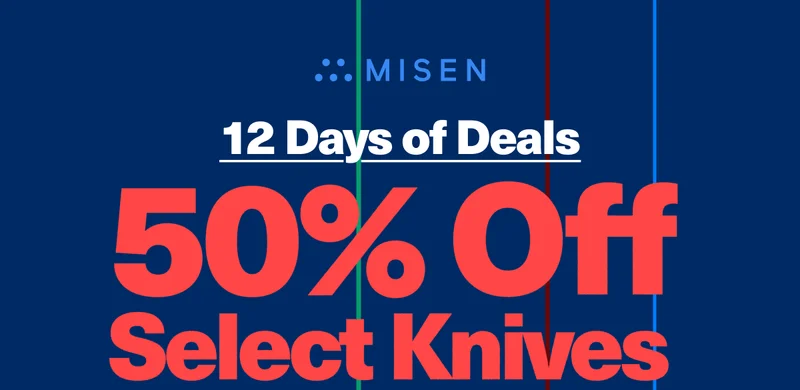 12 days of deals | 50% off select knives