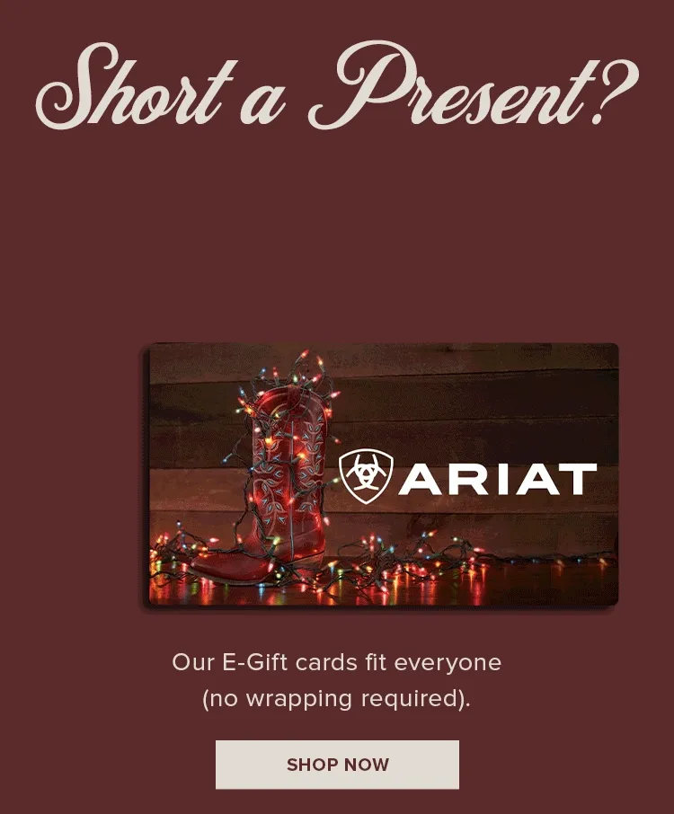 Our eGift cards fit everyone (no wrapping required).