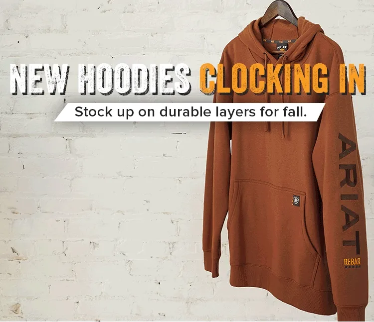 NEW HOODIES CLOCKING IN