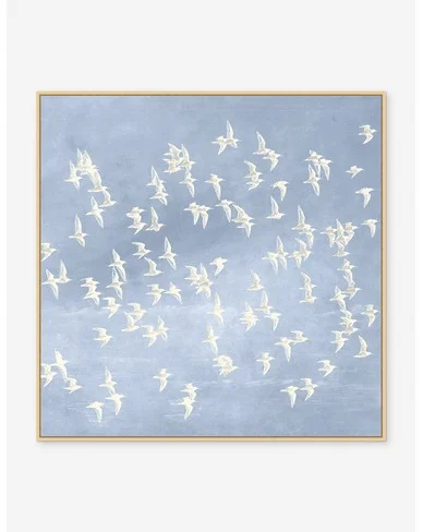 Blue Day Flight 1 Print - 48" x 48"