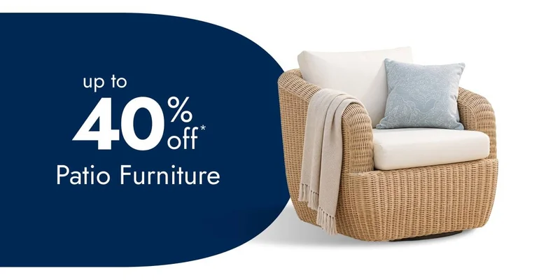 Up to 40% Off Patio Furniture