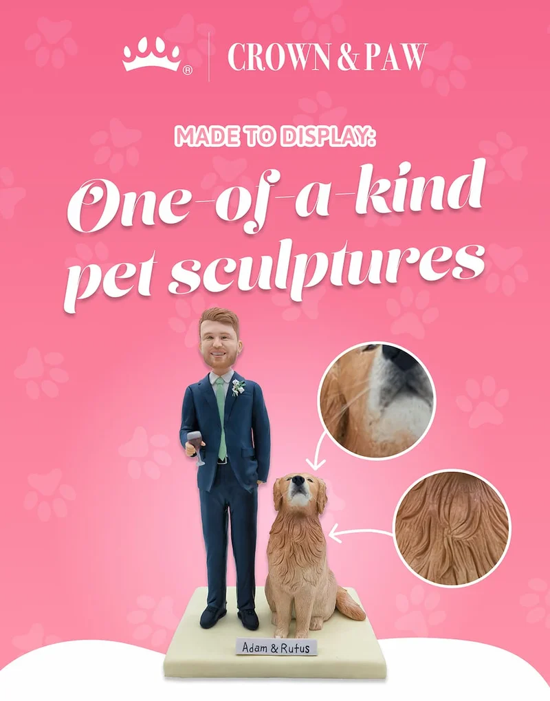 Made to display: one-of-a-kind pet sculptures