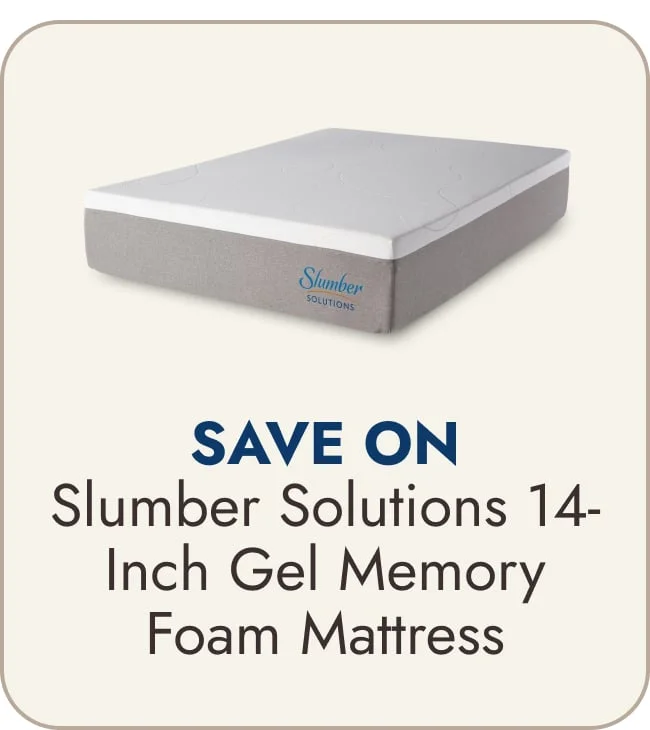 Slumber Solutions 14-inch Gel Memory Foam Mattress