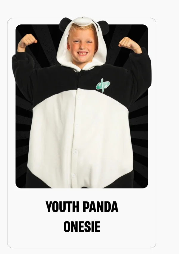 Youth Panda Onesie