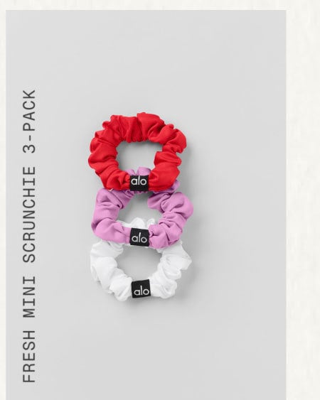 FRESH MINI SCRUNCHIE 3-PACK