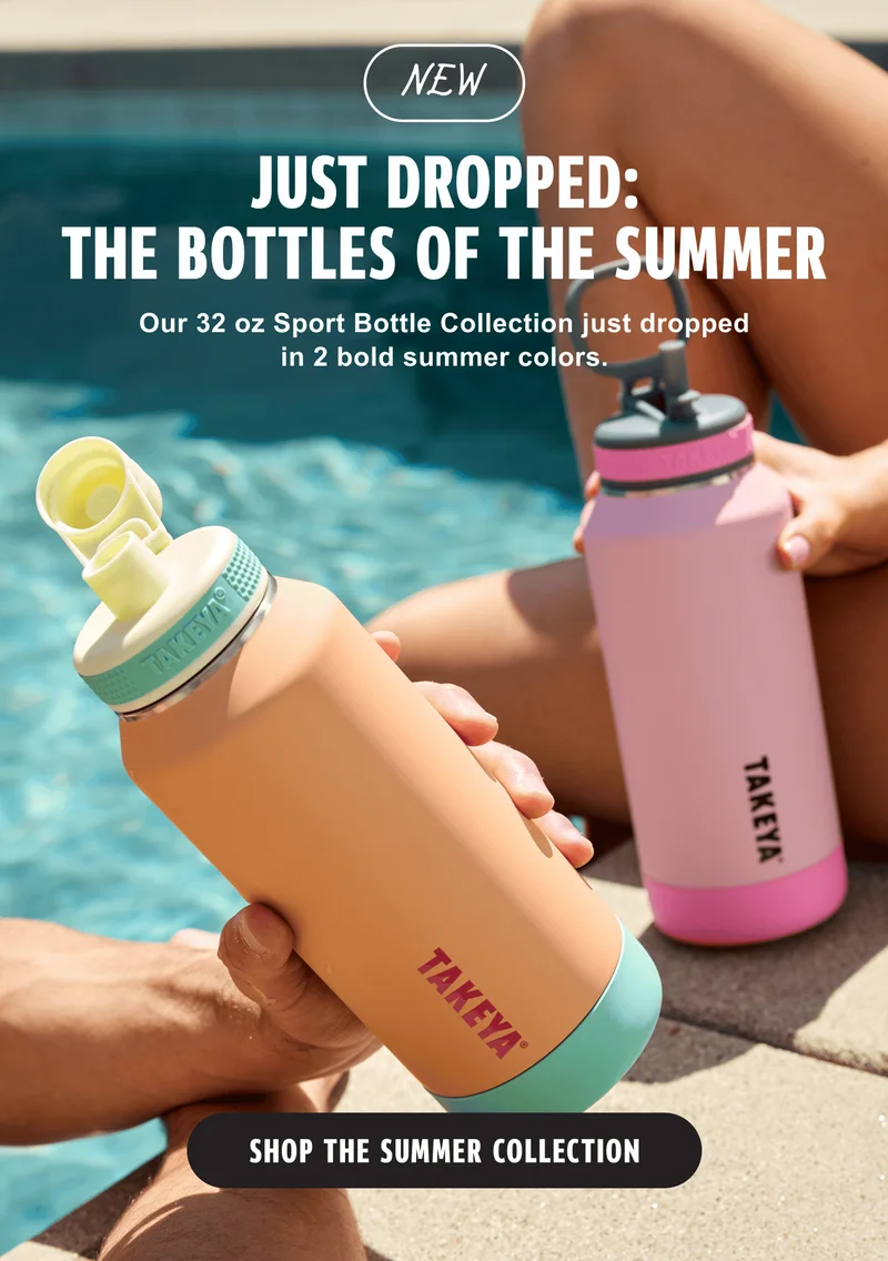 Just Dropped: The Bottles of the Summer | Our 32 oz Sport Bottle Collection just dropped in 2 bold summer colors. | SHOP THE SUMMER COLLECTION