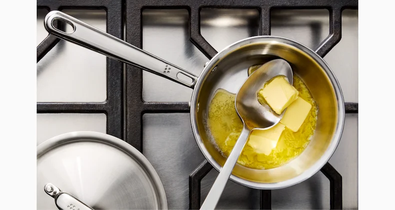The .75 QT Saucier: Perfect for melting butter, making a single serving of oatmeal, and more.