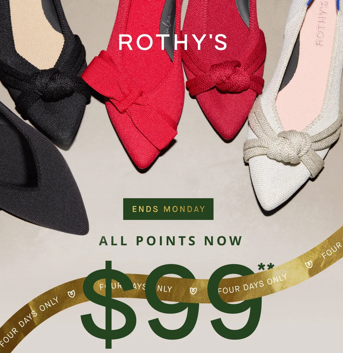 ENDS MONDAY | THE BOW POINT NOW | THE KNOT POINT NOW | $99 THREE DAYS ONLY