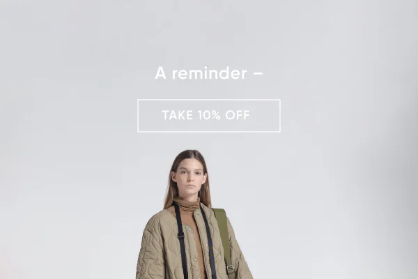 A reminder - [ TAKE 10% OFF ]