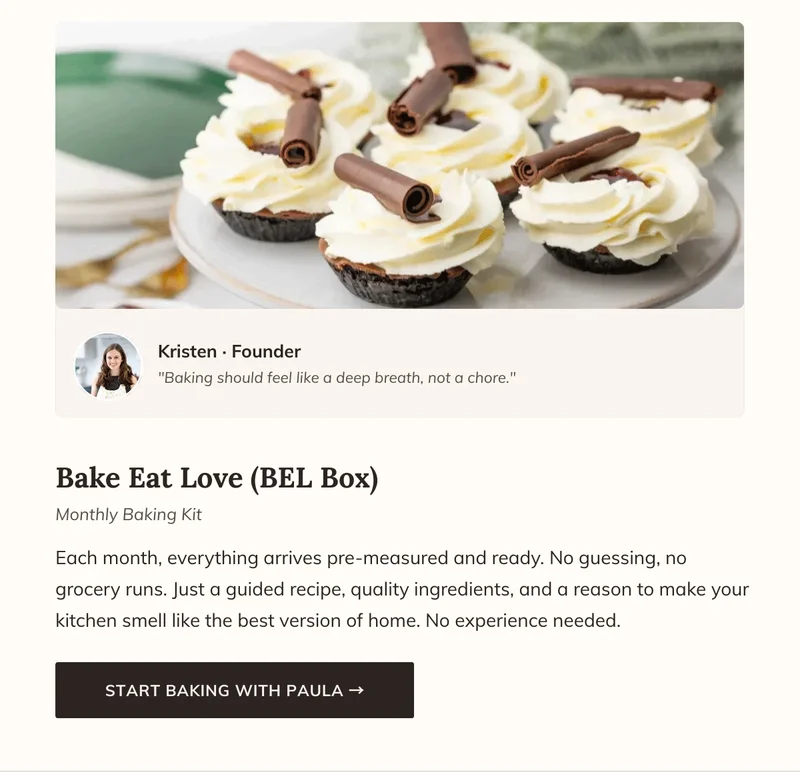 Monthly Baking Kit - Learn to Bake Like a Pro Bake Eat Love (BEL Box)