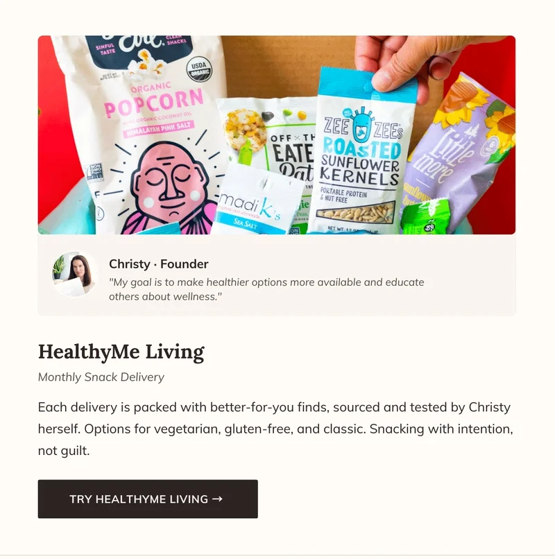 HealthyMe Living Snack Box
