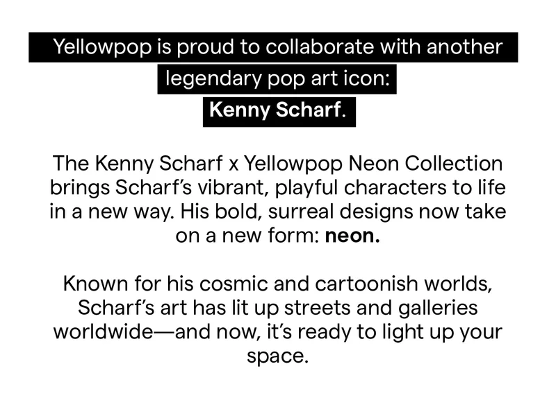 Yellopop is proud to collaborate with another legendary pop art icon