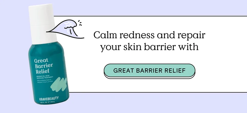 Calm redness and repair your skin barrier with Great Barrier Relief.