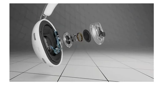Animated GIF of The 1000X Collexion headphone teardown.