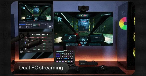 Setups: Podcasting, Game capture, Dual PC Streaming