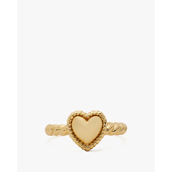 Golden Hour Heart Ring