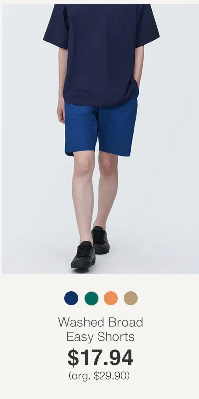 Shop Washed Broad Easy Shorts