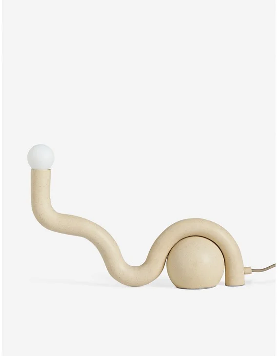 Noor Table Lamp by Lolly Lolly Ceramics - Sand