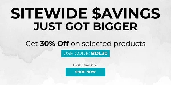 Sitewide Savings Just Got Bigger Get 30% Off on selected products Use code: discount code Limited Time Only Shop Now
