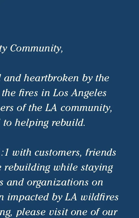 To the Faherty Community