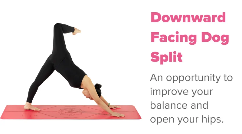 Downward Facing Dog Split