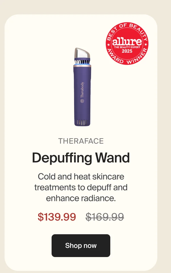 TheraFace | Depuffing Wand | Cold and heat skincare treatments to depuff and enhance radiance. | $139.99 | Shop now