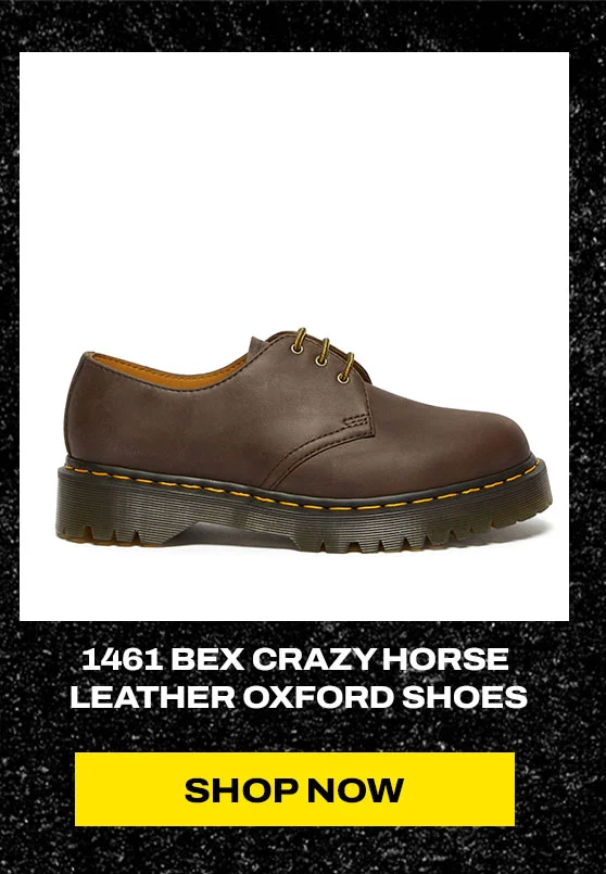 1461 BEX CRAZY HORSE LEATHER OXFORD SHOES