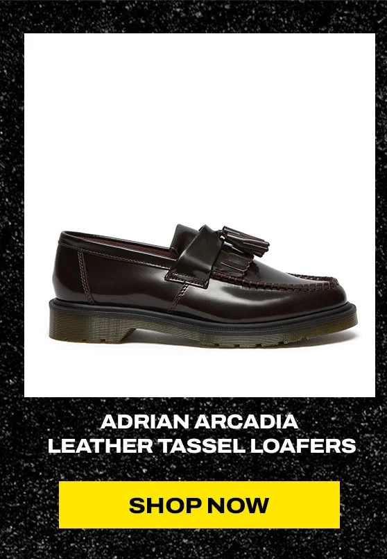 ADRIAN ARCADIA LEATHER TASSEL LOAFERS