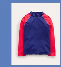 Rash Vest - Blue Heron/Pea Green