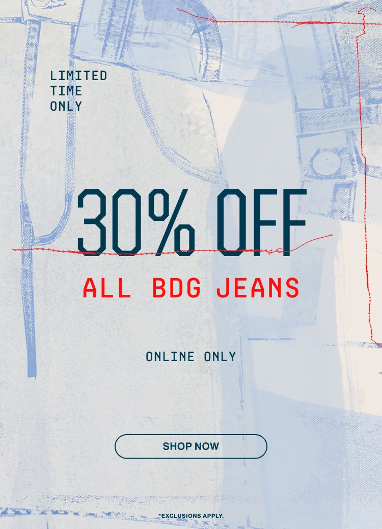 30% OFF BDG JEANS