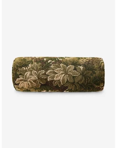 Ridge Edge Pillow by Scalamandre - Moss / Bolster