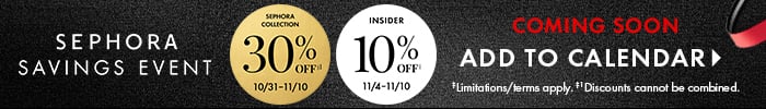 Sephora Savings Event Add to Cal